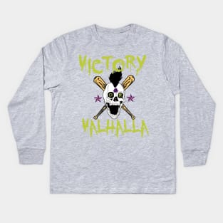 Hooligan Victory or Valhalla Kids Long Sleeve T-Shirt